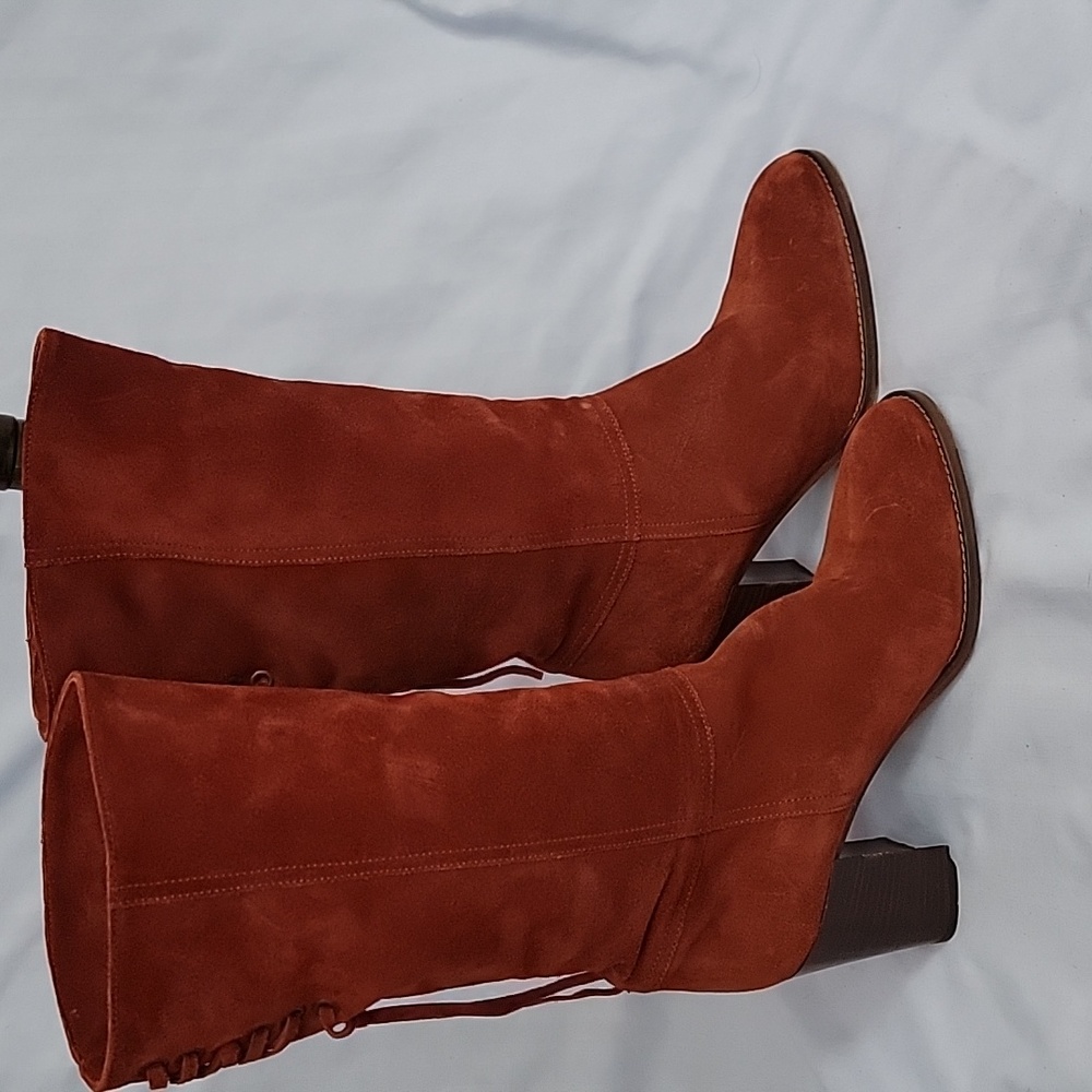 Coach "Coty" suede boots size 7 EUC - Picture 3 of 6